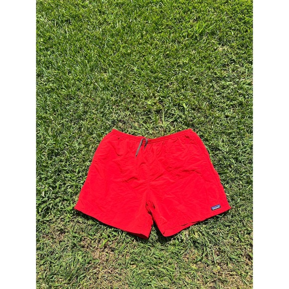 Patagonia Baggies Shorts Mens 2XL Red Lightweight 6" Lined Pockets NylonLong - Picture 1 of 6